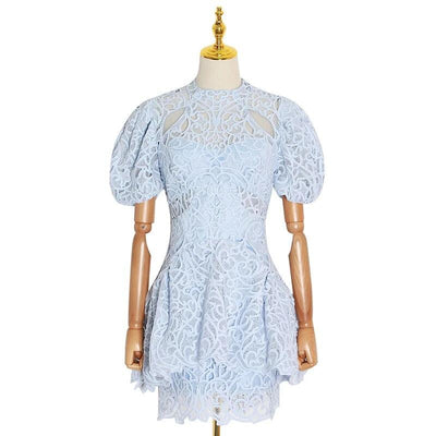 REETA lace mini dress in colors