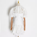 REETA lace mini dress in colors