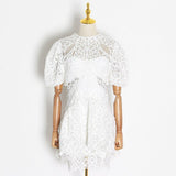 REETA lace mini dress in colors