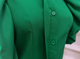 Butterfly Sleeve Ruffled Tops in Color
