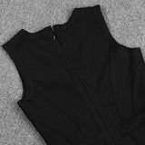 MANDY V-Neck skater midi dress