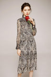 ZULA Sophisticated silk midi dress