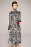 ZULA Sophisticated silk midi dress