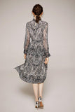 ZULA Sophisticated silk midi dress