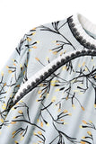 SHANAE Silk printed mini dress