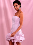 CANDYFLOSS ruffled tube mini dress