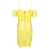 DAFFODIL spaghetti strapped mini dress