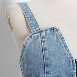 Spaghetti strap denim tunic