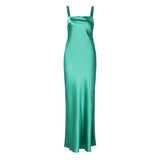 RINNA satin holiday maxi dress