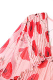 POPPY silk flowing midi dress