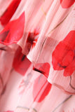 POPPY silk flowing midi dress