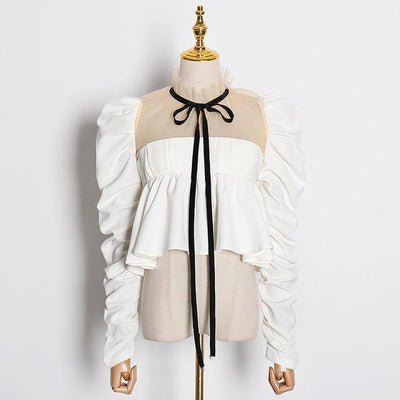 JULIETTE peplum crop top