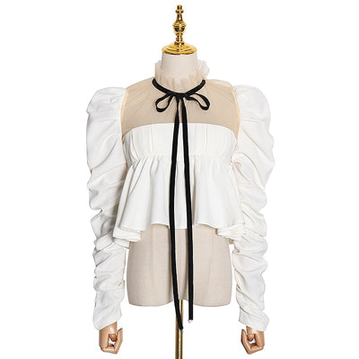 JULIETTE peplum crop top