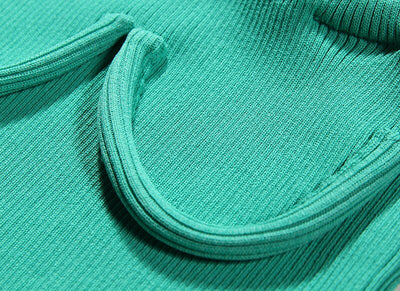 Knit top with straps