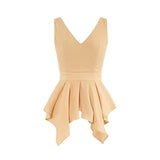 Peplum summer tunic in colors