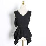 Peplum summer tunic in colors