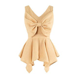 Peplum summer tunic in colors