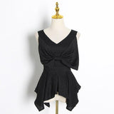 Peplum summer tunic in colors