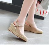 Wedge Slingback Pointy Pump Shoes