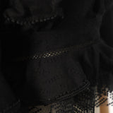 Sweetheart lantern-sleeve peplum top