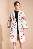 Floriated Embroidery Luxurious Cardigan