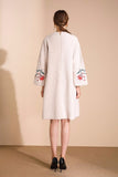 Floriated Embroidery Luxurious Cardigan