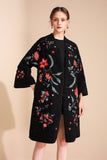 Floriated Embroidery Luxurious Cardigan