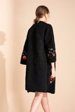 Floriated Embroidery Luxurious Cardigan