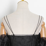 Spaghetti Off-Shoulder Ruched Blouses