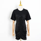 KENYA Tunic Ruched Mini Dress