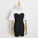 KENYA Tunic Ruched Mini Dress