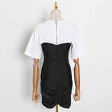 KENYA Tunic Ruched Mini Dress