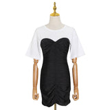 KENYA Tunic Ruched Mini Dress