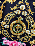 YVONE Floral Beading Loose Mini Dress