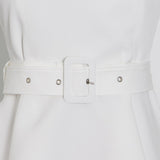 Asymmetrical Strap Sashes Vest Belted Top