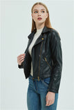 Lapel Zipper Jacket in Colors