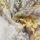TESHIA Floriated V-neck Button Slim Dress