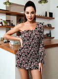 DELILAH Bodycon One-sleeve Mini Dress