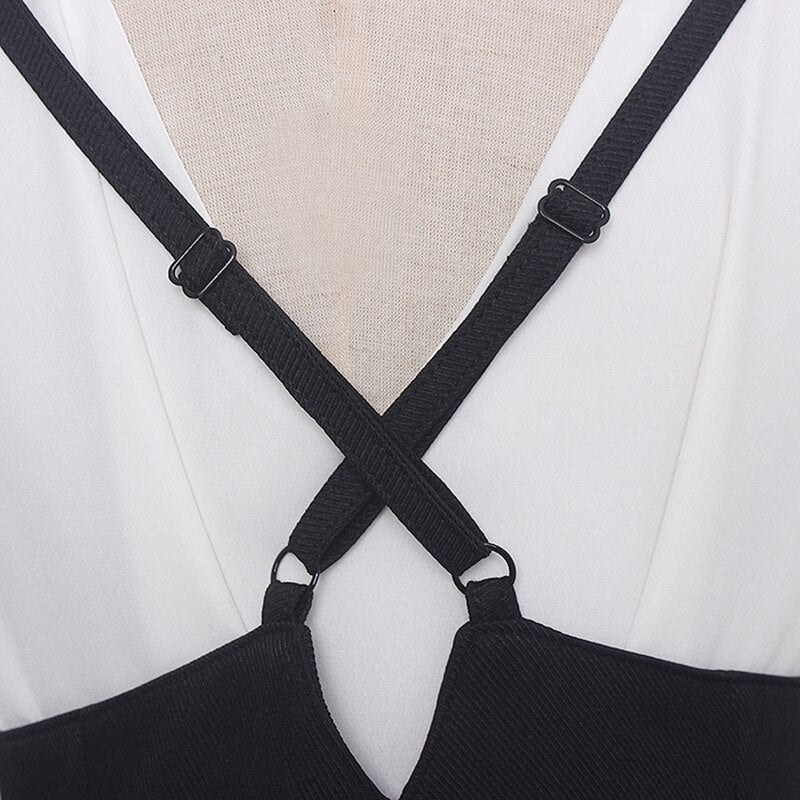 Harness buttoned waist belt