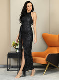 SELINA Halter-neck Maxi Dress-Dresses-Primetime-Looks