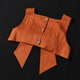 Vintage Inspired Blouse with Bow Vest