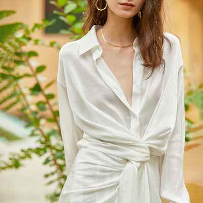 AMARI Mini Shirt Dress