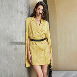 LIZBETH Sophisticated Mini Dress