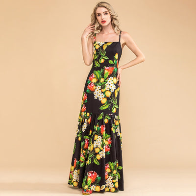 ALORA Tropical Punch Maxi Dress
