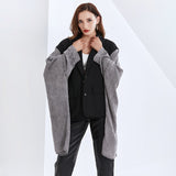 2-color Loose Batwing Sleeve Top