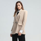 Elegant lapel blazer in colors