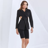 Criscross Cut-out Blazer
