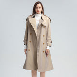 Double-breasted Trench in Khaki