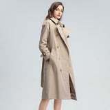 Double-breasted Trench in Khaki