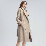 Double-breasted Trench in Khaki